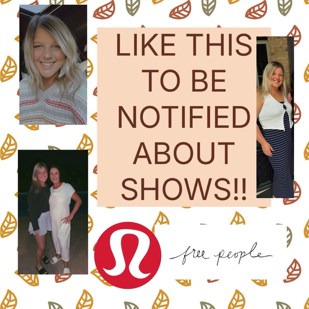 LIKE THIS TO BE NOTIFIED ABOUT SHOWS!